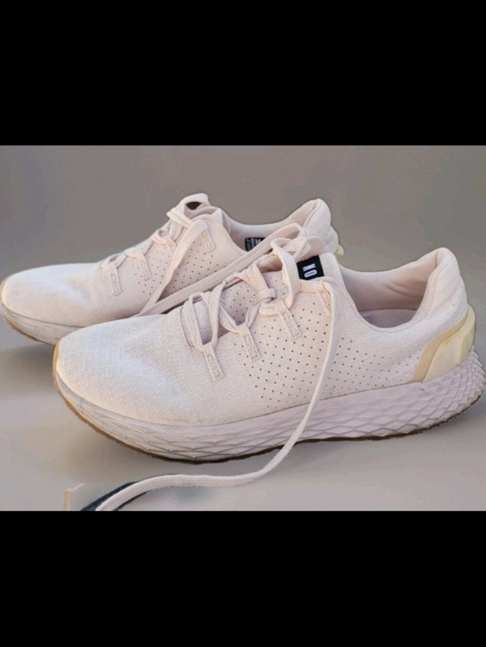 NOBULL Womens Pink Gum Size 7 Low Top LaceUp Athletic Sneakers Solid - Picture 3 of 10